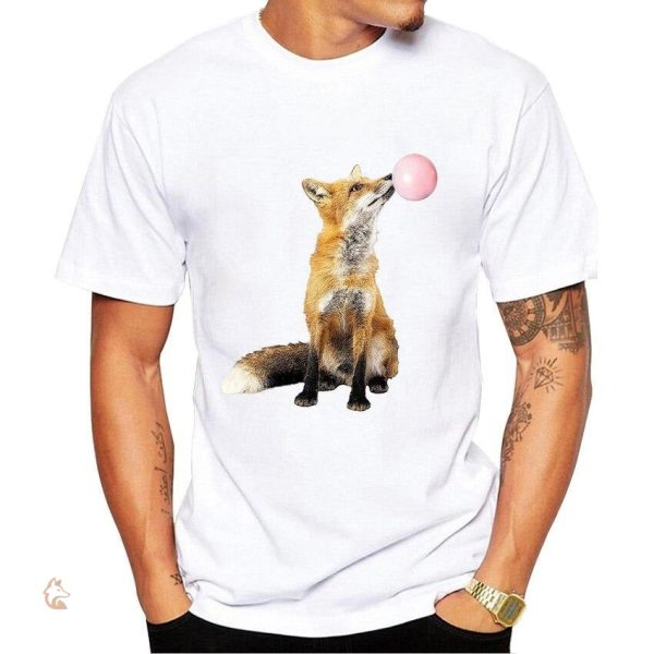T-Shirt Renard avec motif chewing-gum