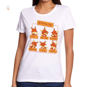 T-Shirt Femme Renard Humeurs au design original