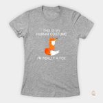 T-Shirt Femme Renard Original et Amusant