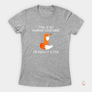 T-Shirt Femme Renard Original et Amusant