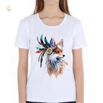 T-Shirt Femme Renard Totem en design unique et stylé