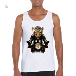 T-Shirt Débardeur Renard Motard pour un style décontracté