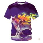 T-Shirt Renard Ôkami avec design original et graphique