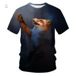 T-Shirt Renard avec pattes en l'air