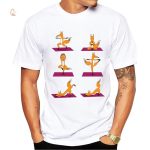 T-Shirt Renard pour amateurs de yoga