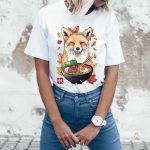 T-shirt Renard pour femme, style décontracté et amusant