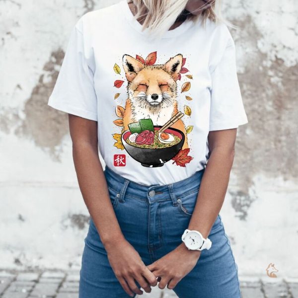 T-shirt Renard pour femme, style décontracté et amusant
